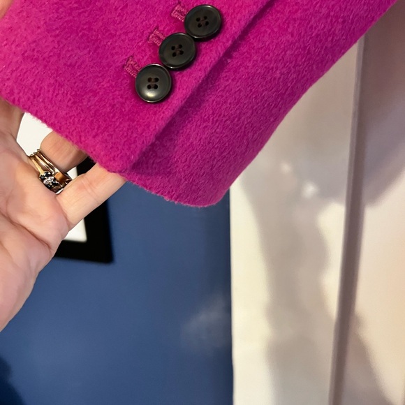 EUC/Like New LOFT XXL Fushia Wool Blend Winter Coat - Picture 5 of 6